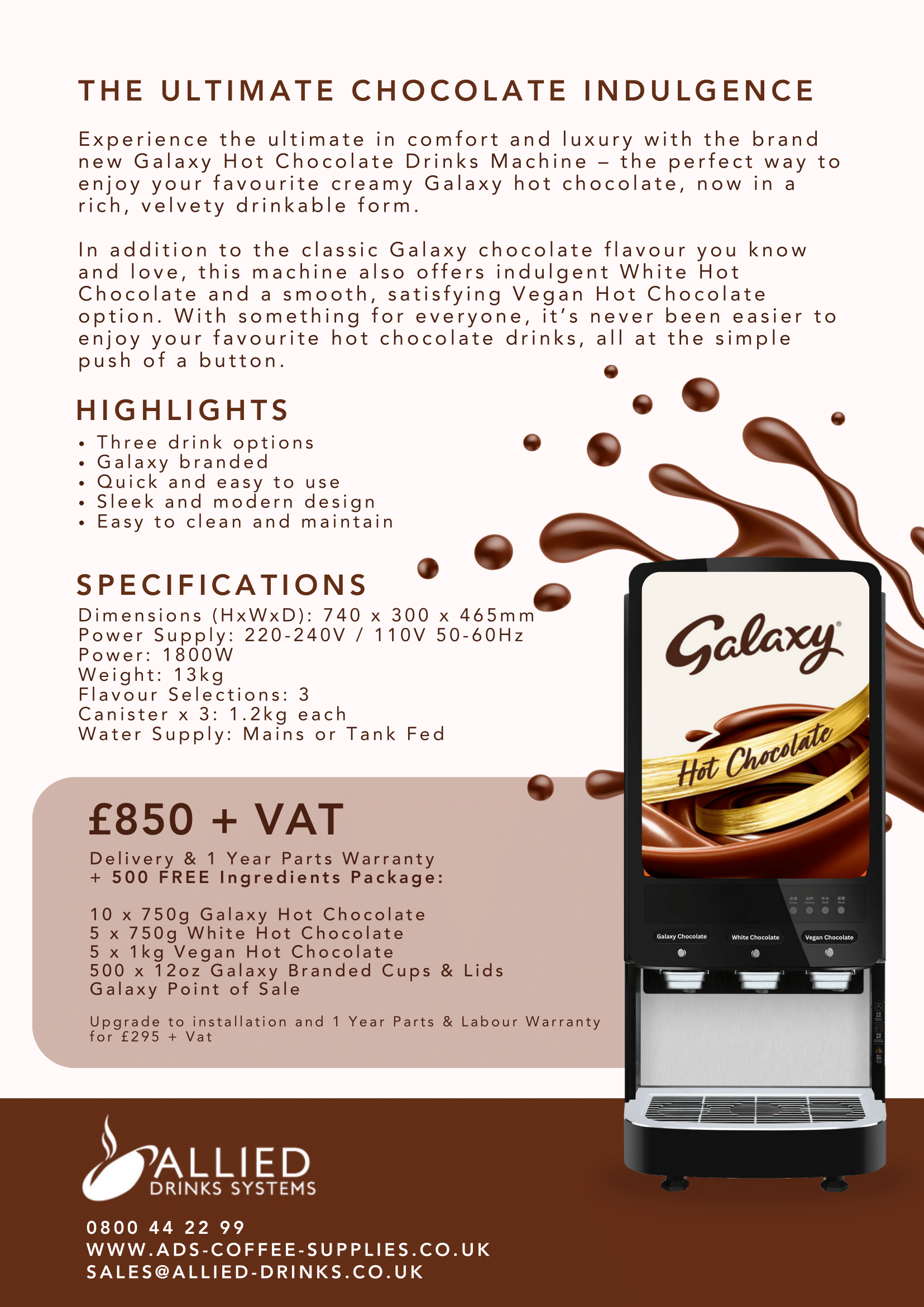 galaxy chocolate brochure (pricing) 2