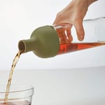 hario cold brew tea filter in bottle olive green 750ml