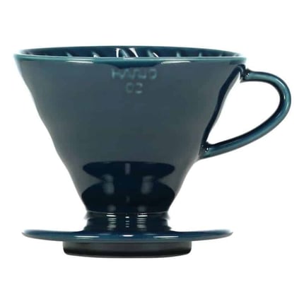 hario special edition v60 02 ceramic dripper indigo blue