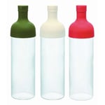 hario cold brew tea filter in bottle olive green 750ml