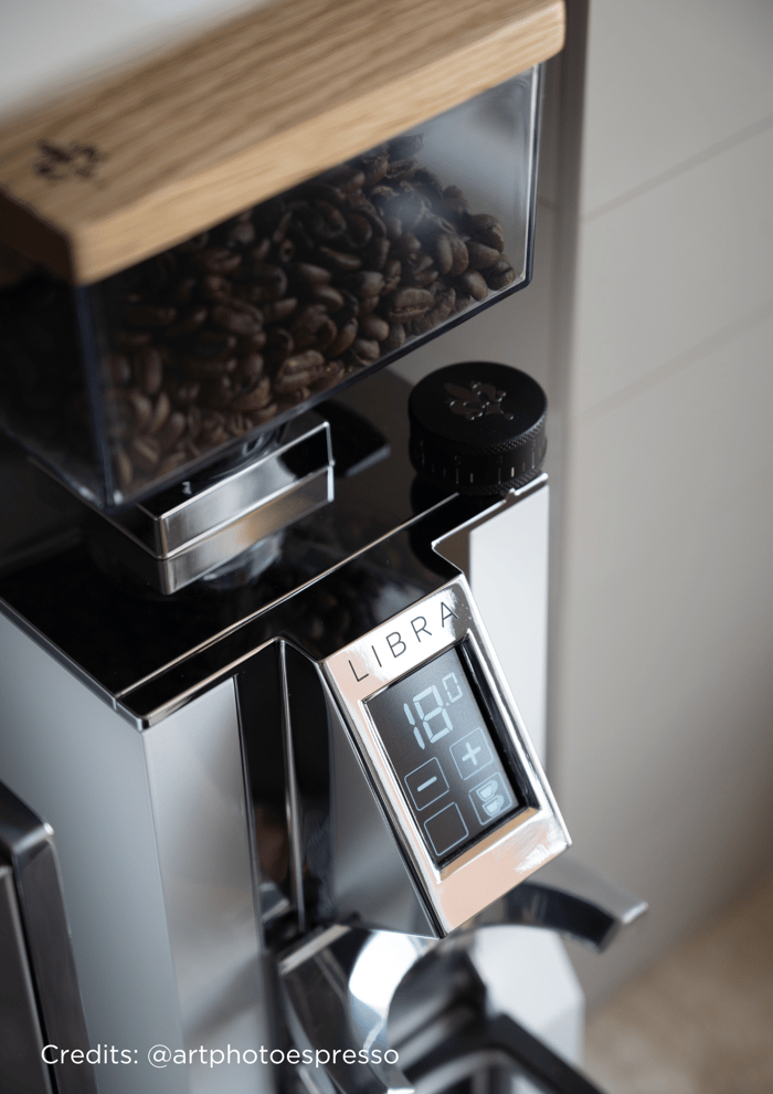 eureka mignon libra coffee grinder (black)