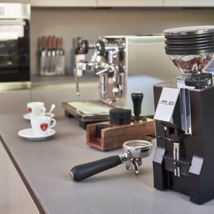 eureka mignon zero coffee grinder (black)