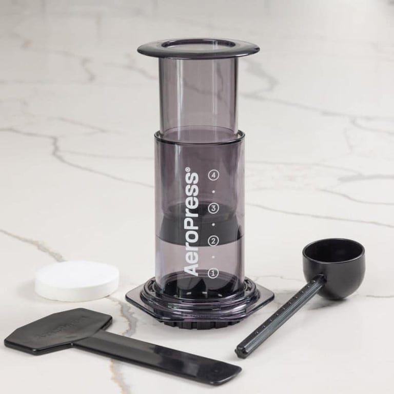 aeropress clear black coffee maker