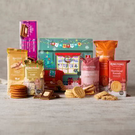 ringtons festive biscuit hamper