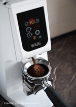 eureka atom w 65 grind by weight coffee grinder (black)