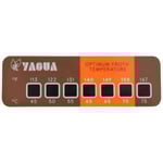 yagua liquid crystal label thermometer