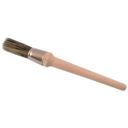 wooden coffee grounds cleaning brush 230mm with 45mm bristles