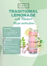 simply rhubarb syrup (1 litre)