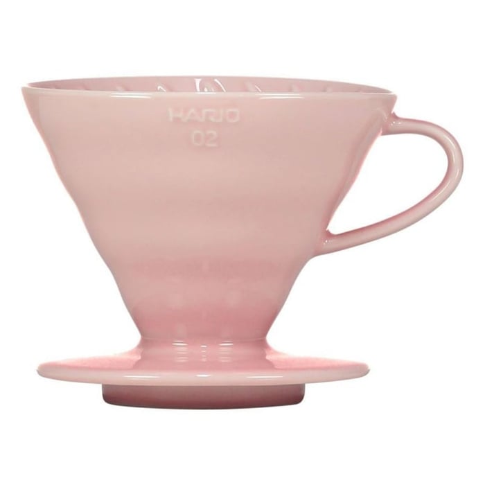 hario special edition v60 02 ceramic dripper pink