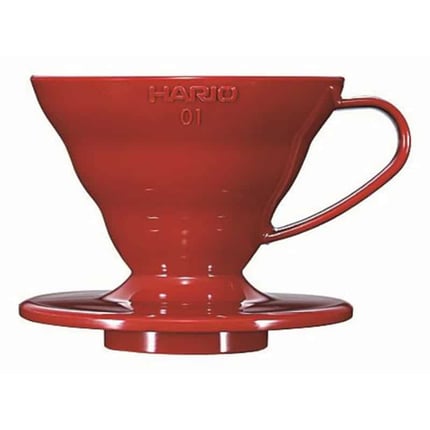 hario coffee dripper v60 01 red plastic
