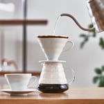 hario coffee dripper v60 02 ceramic white