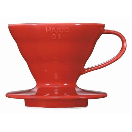 hario coffee dripper v60 01 ceramic red