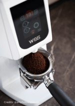 eureka atom w 65 grind by weight coffee grinder (black)