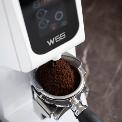 eureka atom w 65 grind by weight coffee grinder (black)