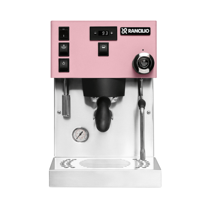 rancilio silvia pro x espresso coffee machine pink