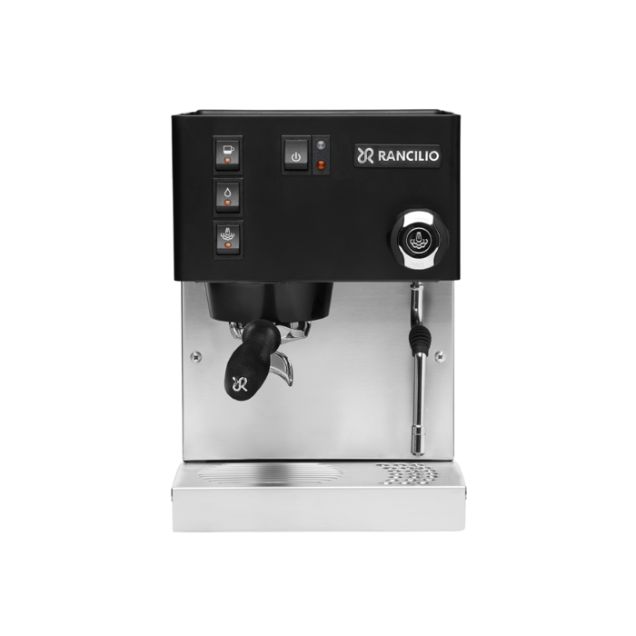 rancilio silvia v6 e espresso coffee machine black