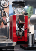 eureka mignon zero coffee grinder (black)