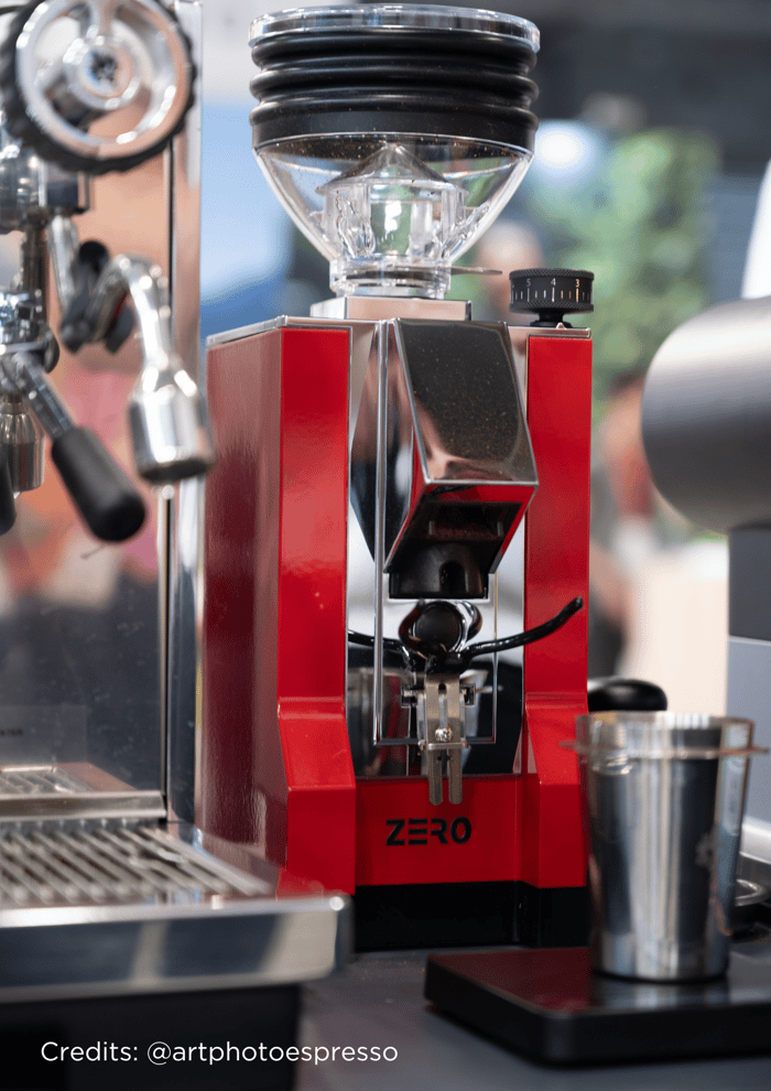 eureka mignon zero coffee grinder (black)
