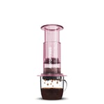 aeropress clear pink coffee maker