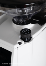 eureka atom w 65 grind by weight coffee grinder (black)
