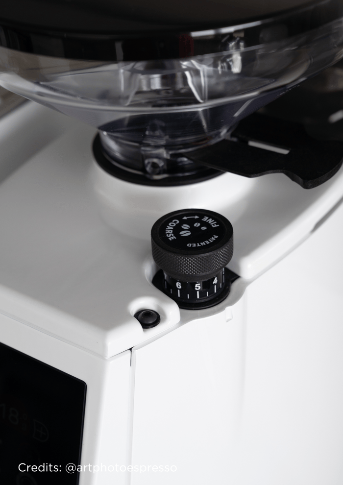 eureka atom w 65 grind by weight coffee grinder (black)