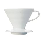 hario coffee dripper v60 02 ceramic white