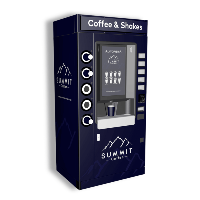 summit express coffee & milkshake vending machine