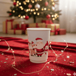 12oz red double wall christmas paper cups
