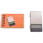 yagua scale & brew timer: dual display series 1000g x 0.1g