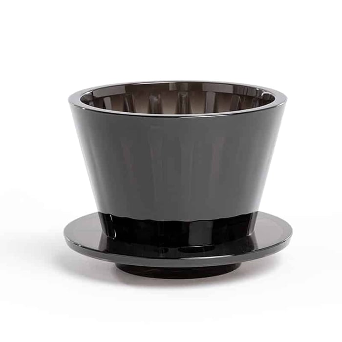 timemore crystal eye b75 dripper 1 2 cups amber black