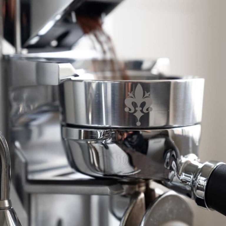 eureka mignon libra dosing funnel chrome 58.3 / 57mm (height 22mm)