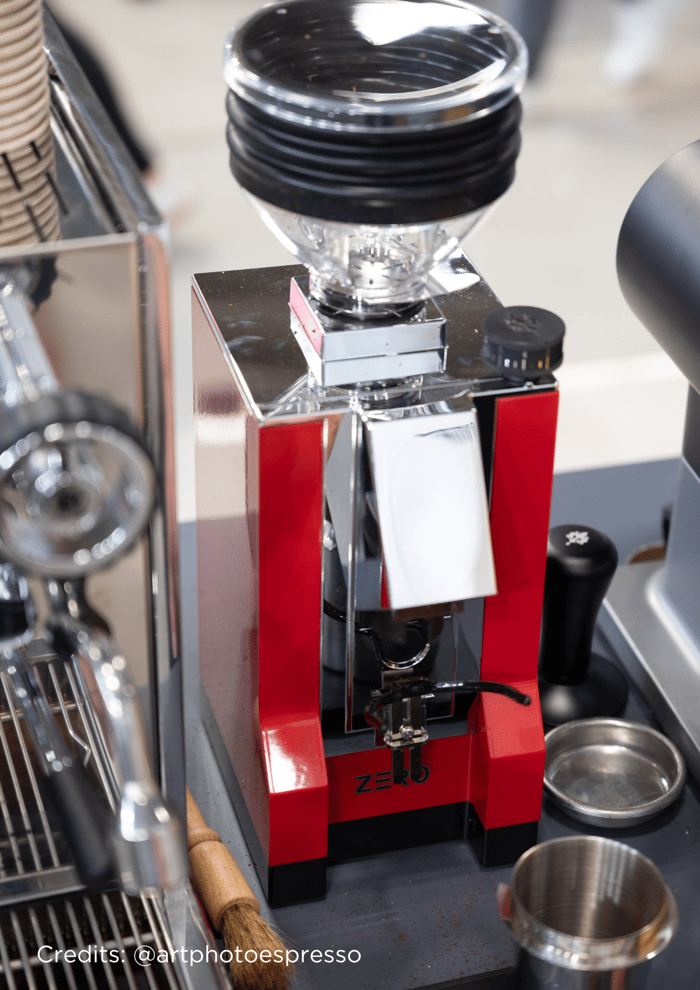 eureka mignon zero coffee grinder (black)
