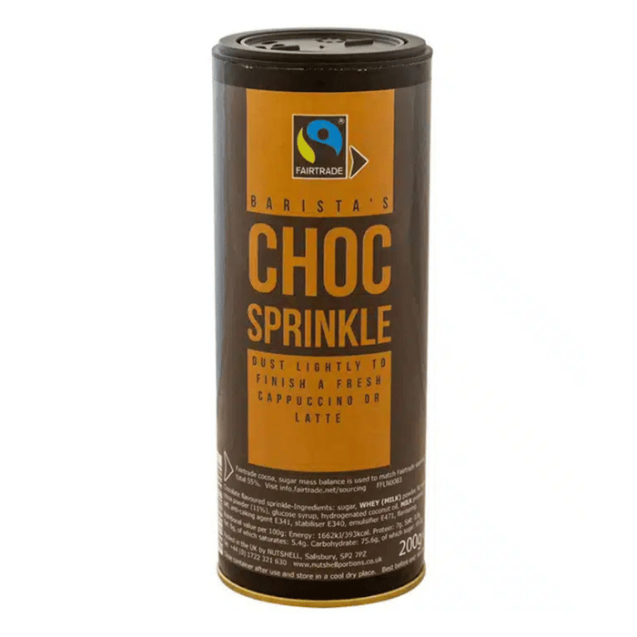 fairtrade chocolate sprinkler/shaker (200g)