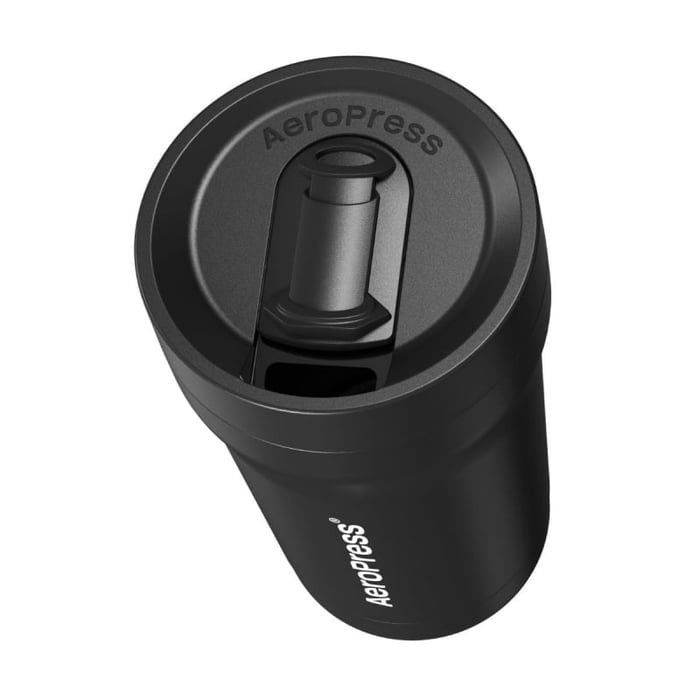 aeropress go plus travel coffee press black