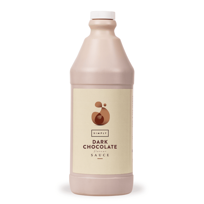simply dark chocolate topping sauce (2.5kg)