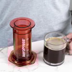 aeropress clear red coffee maker