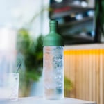 hario cold brew tea filter in bottle olive green 750ml