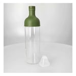 hario cold brew tea filter in bottle olive green 750ml