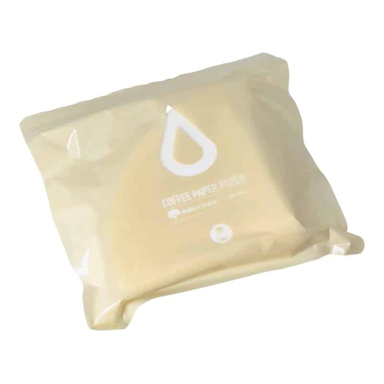 timemore v02 paper filter 2 4 cup drippers 100 sheets natural wood fibre