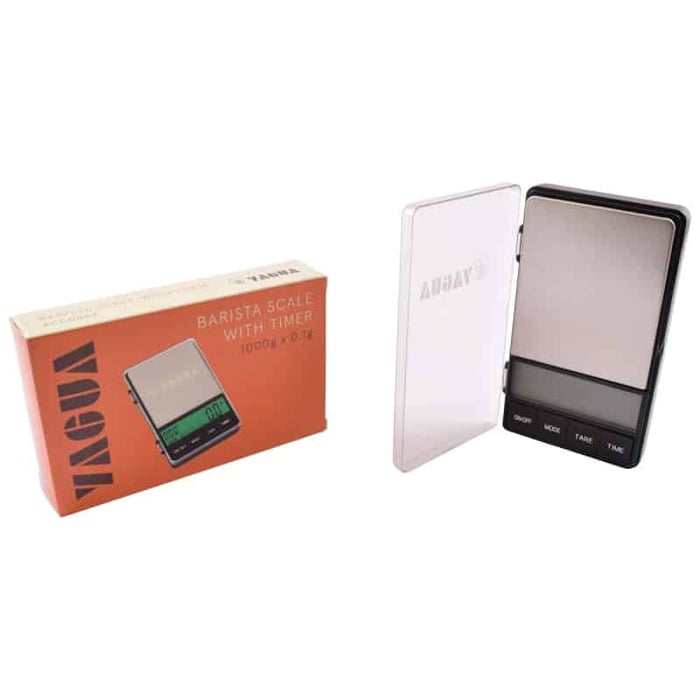 yagua scale & brew timer: dual display series 1000g x 0.1g