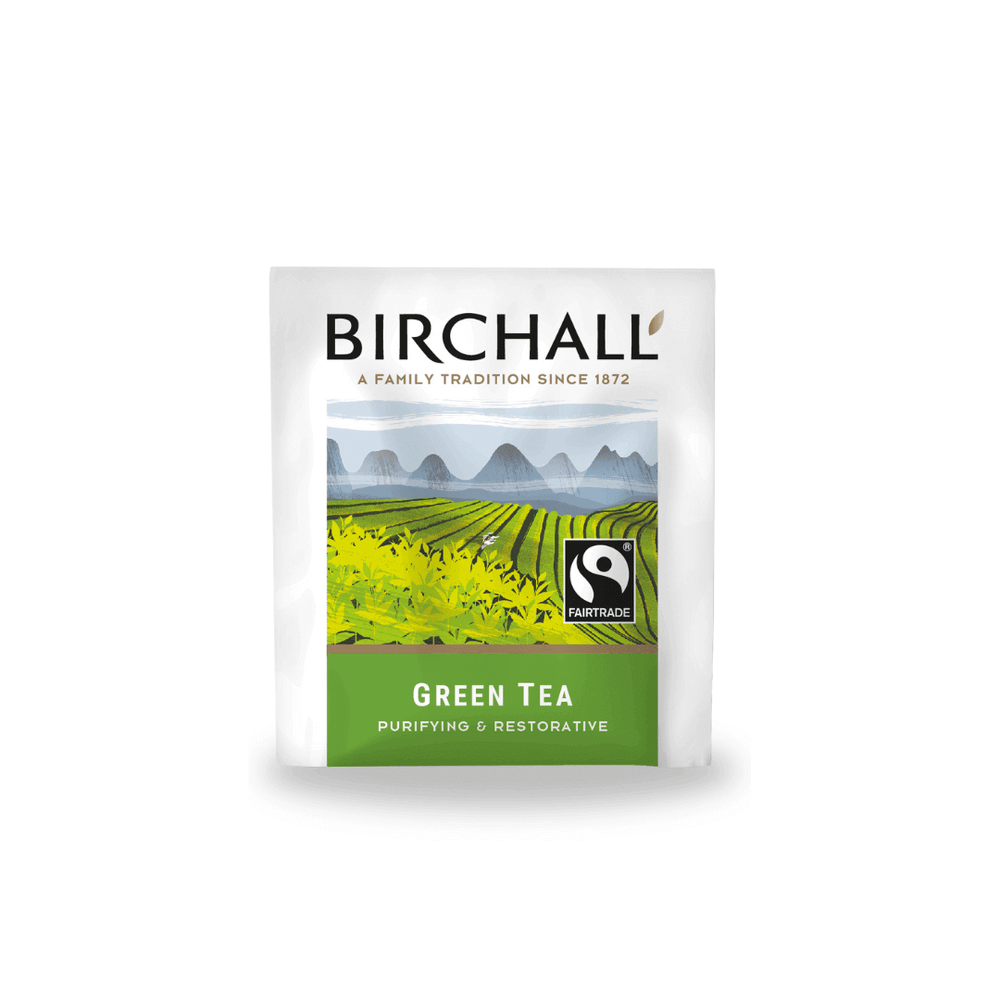 Birchall Green Tea Plant-Based Enveloped Tea Bags (250)