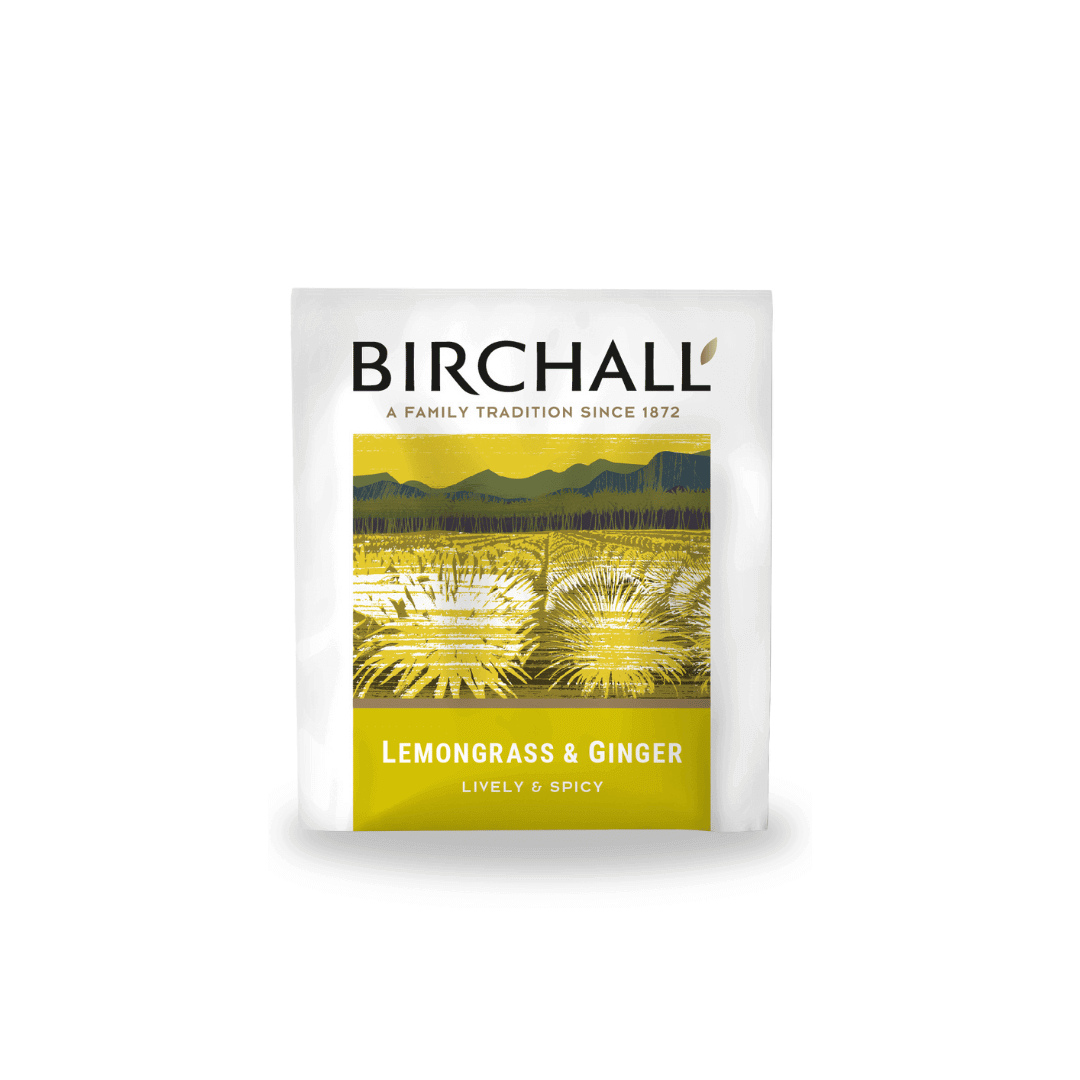 Birchall Lemongrass & Ginger Plant-Based Enveloped Tea Bags (250)