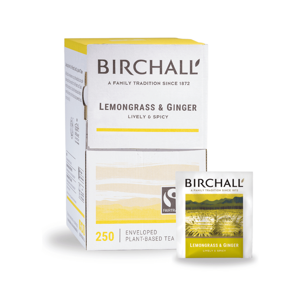 Birchall Lemongrass & Ginger Plant-Based Enveloped Tea Bags (250)