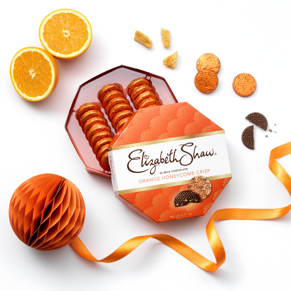 Elizabeth Shaw Milk Chocolate Orange Crisp Chocolates