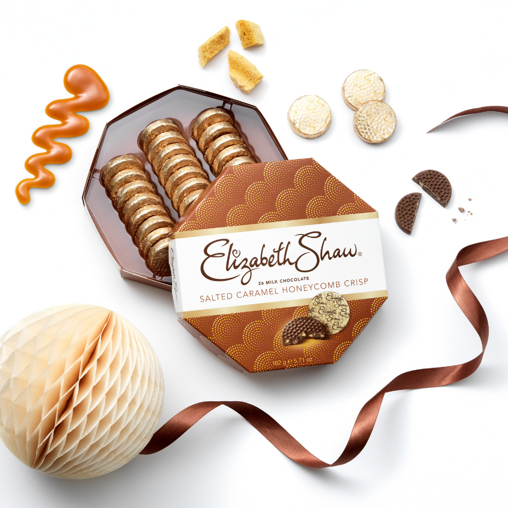 Elizabeth Shaw Milk Chocolate Salted Caramel Crisp Chocolates