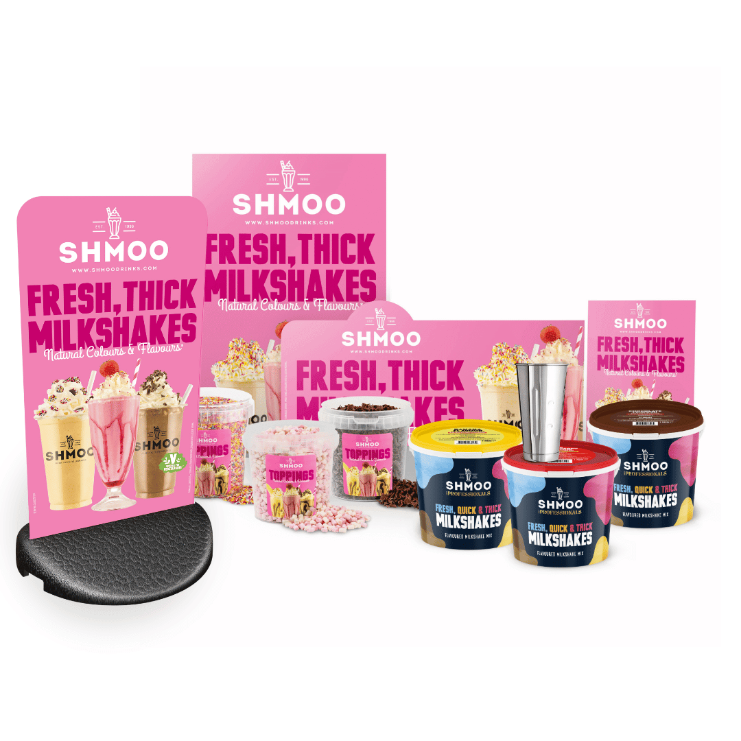 Shmoo Milkshake Starter Kit & Shmoo Pavement Stand