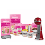 shmoo milkshake starter kit, shmoo red milkshake mixer & pavement stand