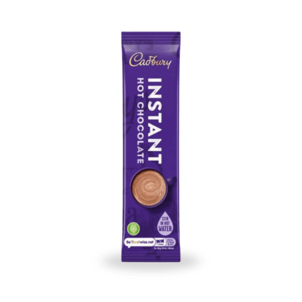 cadbury instant hot chocolate sticks (50 x 28g)
