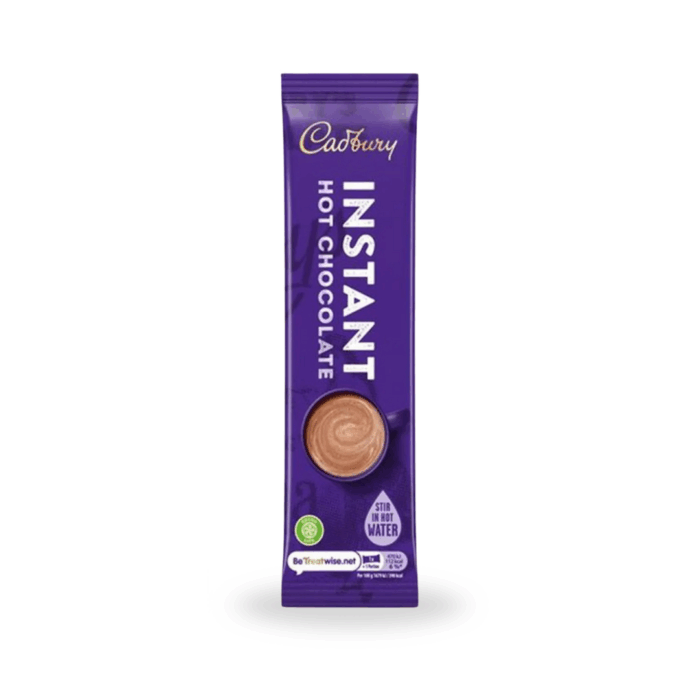 cadbury instant hot chocolate sticks (50 x 28g)