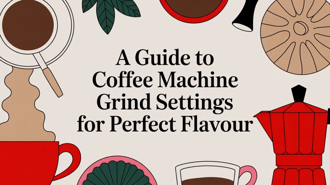 coffee machine grind coffee illustration